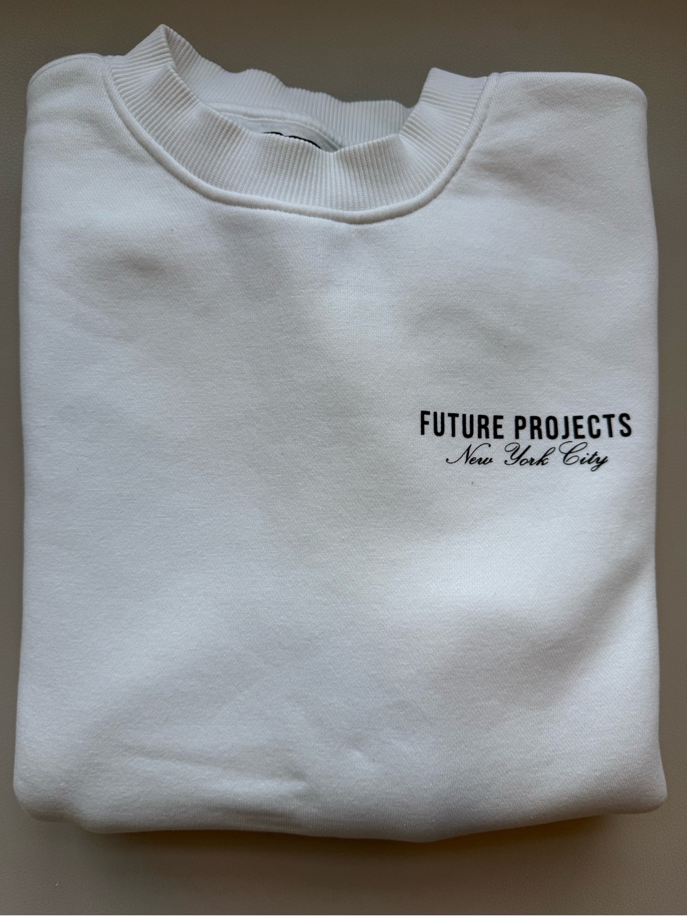 Primark Future Projects New York City White Crewneck Sweatshirt